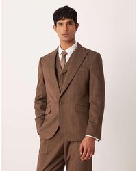 ASOS - Slim Wool Look Suit Jacket - Lyst