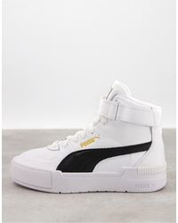 PUMA Rubber Cali Sport - Hoge Sneakers in het Wit - Lyst