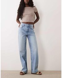 ASOS - Straight Wide Leg Jeans - Lyst