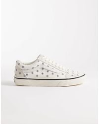 Vans - Old skool - baskets à fleurs brodées - Lyst