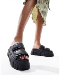 Buffalo - – ava velari – flache sandalen - Lyst