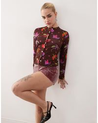 Tyler McGillivary - Dragon Print Button Through Cardigan - Lyst