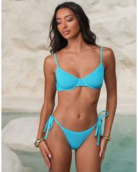 Moda Minx - X Alejandra Vidal Underwire Scrunch Bikini Top - Lyst