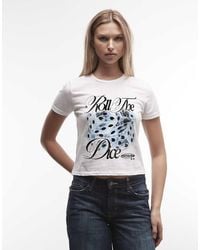 PRNT - Dice Cube Cropped T-Shirt - Lyst