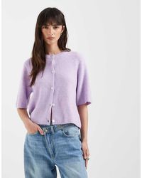 Pieces - Gebreid Vest - Lyst
