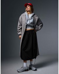 Bershka - Parachute Midi Skirt - Lyst