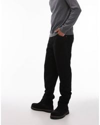 TOPMAN - Premium Straight Suede Trousers - Lyst