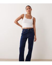 ASOS - Asos Design Petite Slim Straight Leg Jeans - Lyst