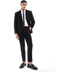 ASOS - Slim Fit Wool Mix Suit Trousers - Lyst