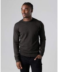 French Connection - Crew Neck Long Sleeve Knitted Jumper - Lyst