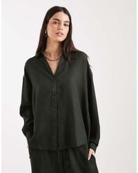 ONLY - Long Sleeve Shirt Co-Ord - Lyst