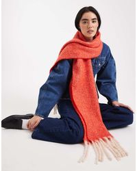 Threadbare - Bufanda Roja Estilo Manta De - Lyst