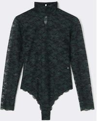 Intimissimi - Dark Romance Long-Sleeve Lace Bodysuit - Lyst
