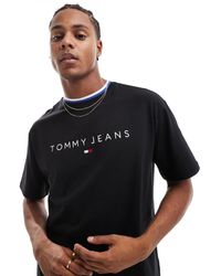 Tommy Hilfiger - Linear Logo Ringer T-Shirt - Lyst