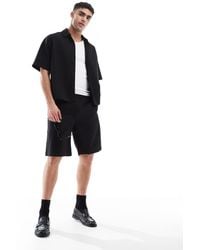 Bershka - Premium Short Co-ord - Lyst