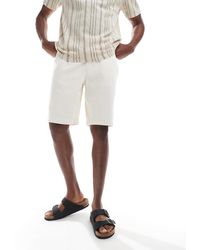 Only & Sons - Fade - short en jean ample - écru - Lyst