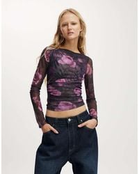 Cotton On - Ashley Mesh Long Sleeve Top - Lyst