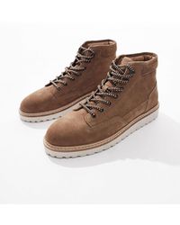 ASOS - – schnürstiefel aus wildleder - Lyst
