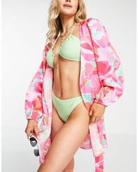 ASOS Beach Mini Kimono - Pink