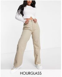 ASOS - Hourglass Wide Leg Dad Trousers - Lyst