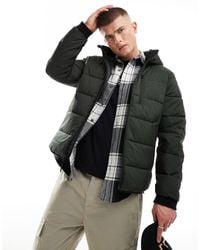 Abercrombie & Fitch - Lightweight Hooded Puffer Jacket - Lyst