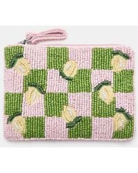 Pull&Bear - Beaded Zip Wallet - Lyst