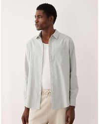 ASOS - Relaxed Seersucker Stripe Shirt - Lyst