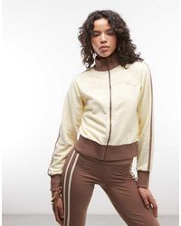 Collusion - Long Sleeve Funnel Neck Applique Zip Through Track Top Co-ord - Lyst