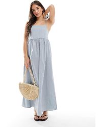 Pieces - Midi Cami-Jurk - Lyst