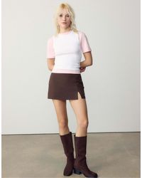 Stradivarius - – figurbetontes basic-oberteil - Lyst