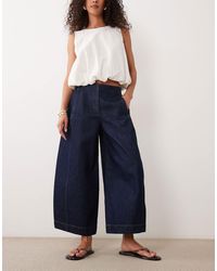 ASOS - Clean Waistband Barrel Culottes - Lyst
