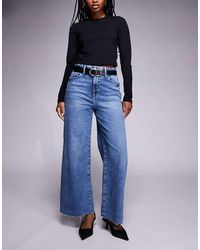 GOOD AMERICAN - Good Skate Wide Cropped Jeans - Lyst