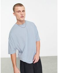 ASOS Oversized T-shirt With Crew Neck in Red for Men | Lyst