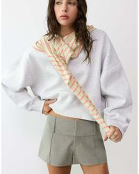 Pull&Bear - Round Neck Sweatshirt - Lyst
