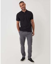 Threadbare - Slim Fit Stretch Cargo Trousers - Lyst