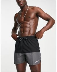 Nike - – badeshorts mit blockfarbendesign - Lyst