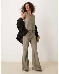 Mango - Relaxed Fit Straight Leg Trouser Co-Ord - Lyst