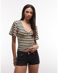 Monki - Denim Hotpants - Lyst