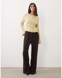 Nobody's Child - Tailored Wide Leg Trouser Set - Lyst