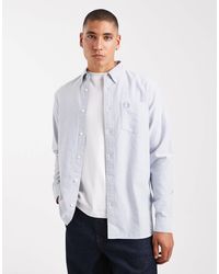 Fred Perry - Chemise oxford à rayures - et blanc - Lyst