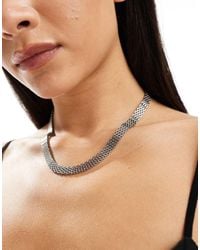 ALDO - Stainless Steel Vintage Style Chain Necklace - Lyst