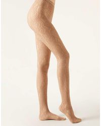 Calzedonia - Macramé Effect Fishnet Tights - Lyst