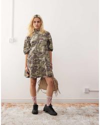 Collusion - Vestito Corto Stile Grembiule - Lyst