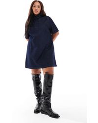 ASOS - Asos design curve – mini-jeanskleid - Lyst