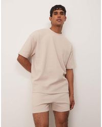 ASOS - Pyjamaset Van Wafelstof - Lyst