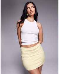 ASOS - Co-ord Faux Suede Mini Skirt - Lyst