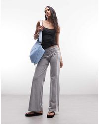 Collusion - Low Rise Flared Track Pants - Lyst