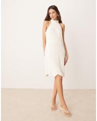 Y.A.S - – hochgeschlossenes pailletten-minikleid - Lyst