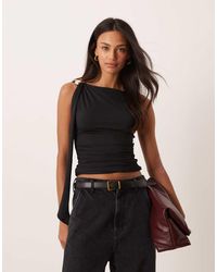 ASOS - Scarf Top With Hardware Trim - Lyst