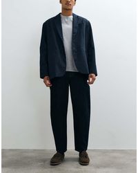ASOS - Premium Selvedge Relaxed Barrel Jeans - Lyst